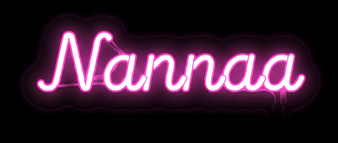 Nannaa logo (LED light vibe)